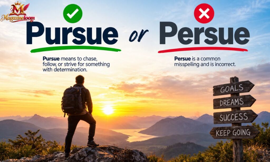 Pursue or Persue